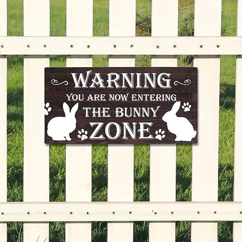 1pc Vintage Tin Sign Funny Rabbit Sign Bunny Rabbit Home Metal Sign, Rabbit Elegant And Classic Sign Car Tin Sign Garage Sign Room Wall Hanging, Creative Garden Art, For Farm Yard Decor, For Home Kitchen Outdoor Decor, 20.32×30.48cm